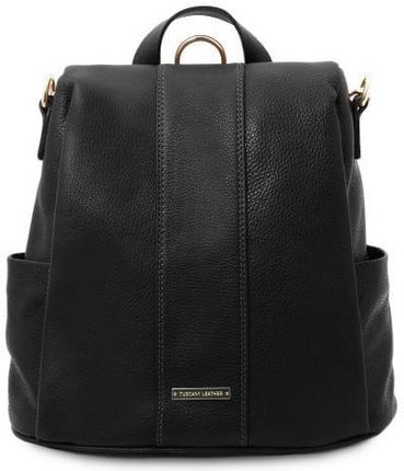 Tuscany Leather bag - plecak z miękkiej skóry, kolor czarny TL142138