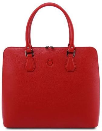 Tuscany Leather Magnolia - Zgrabna torba biznesowa dla kobiet, kolor czerwony TL141809