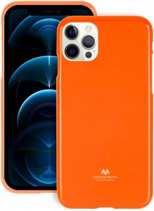 Jelly Case Etui iPhone 12 Pro Max pomarańcz neon (c802f41b-8b72-4bde-a13a-066805cc9b22)