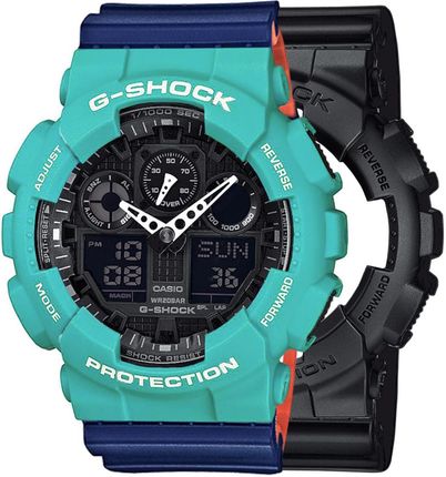 Casio G-Shock SET GA-100-1A1ER + BEZEL 10410475 PASEK 10527467