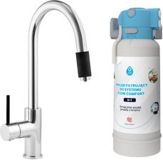 Zdjęcie Dafi System FLOW COMFORT D1 + bateria trójdrożna KYOTO chrom - Ozorków