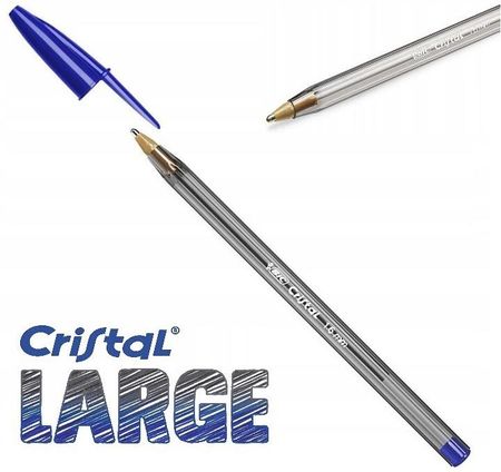 Bic Długopis Crystal Large Niebieski 1,6Mm Gruby