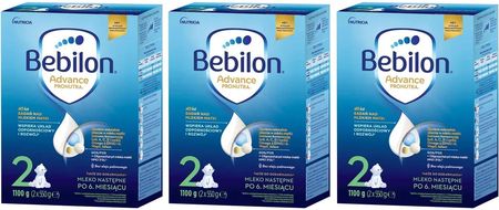 Bebilon 3 Pronutra Advance mleko 3x1100g
