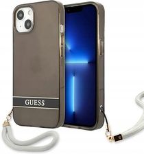 Etui Guess iPhone 13 mini czarny Translucent Stap (beb77b24-e50f-41c3-820c-4368e981d054)
