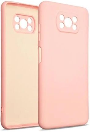 Beline Etui Silicone Xiaomi Poco X3 różowo-złoty/rose gold (425234)