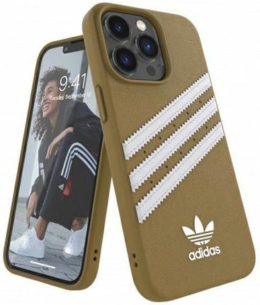 Adidas OR Moulded PU iPhone 13 Pro Max 6,7" beżowo-złoty