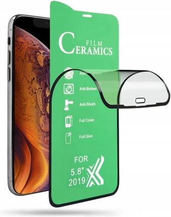 Folia Ceramiczna Do iPhone 12 Mini Szkło Hybrydowe Szyba Szybka Ochronna Folia Na Cały Ekran Szkło Cermiczne (10194874979)