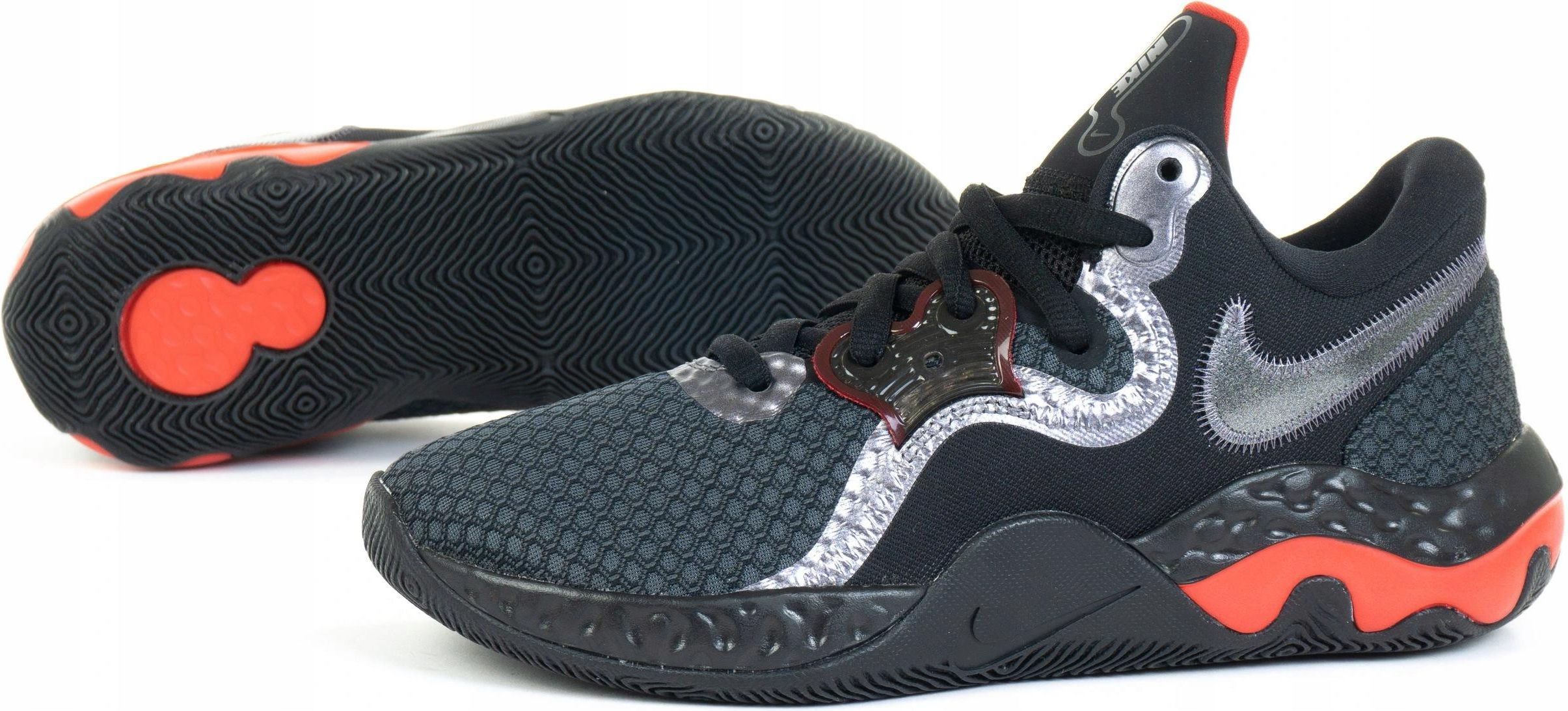 Buty koszykarskie Renew Elevate Nike - czerwony/czarny - sklep Sport-Shop.pl