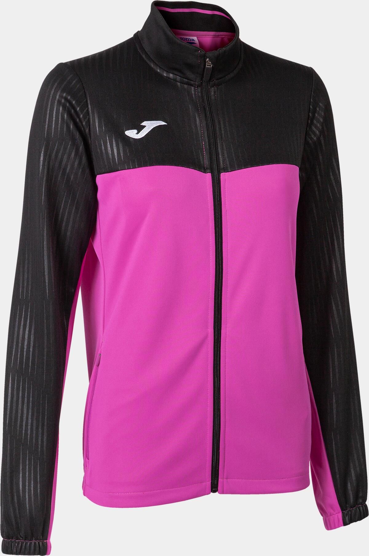 Women’s Sweatshirt without Hood Joma Sport Breath Fuchsia