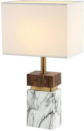 Lampa stojąca na stolik (43cm, złoto, marmur, drewno) Lucea 80413-01-TS1-SW, ETEN