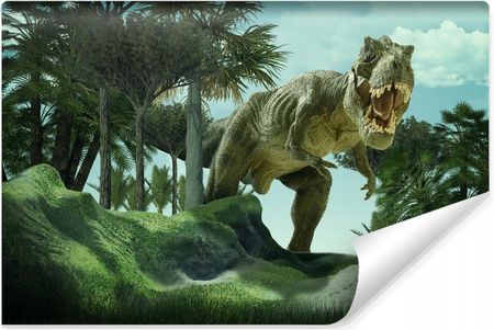 Muralo Fototapeta Dla Dzieci Rośliny Dinozaur 3D 135x90