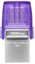 Zdjęcie Kingston Pendrive USB Data Traveler MicroDuo 3C G3 128GB USB-A/USB-C (DTDUO3CG3128GB) - Świnoujście