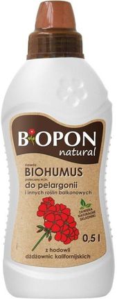 Biopon Biohumus Nawóz Do Pelargonii 0.5L