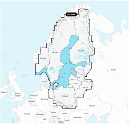 Garmin Morze Bałtyckie — mapy morskie Navionics+™ | NSEU644L | microSD™/SD™ and One-year Subscription 010-C1273-20
