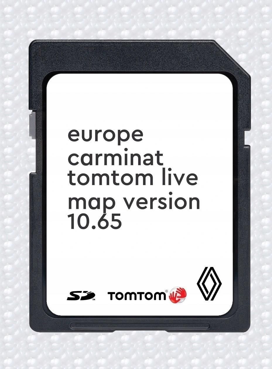 Mapa do nawigacji Renault Tomtom Carminat Live Europa 10.65 2021