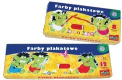 Zdjęcie Farby plakatowe 12 kolorów - Ozorków