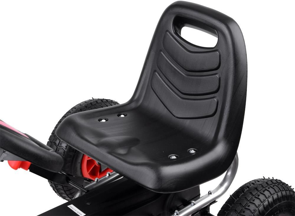 Jokomisiada Gokart Na Pedały Pompowane Koła Sp0152 Red - zdjęcie 7 Jokomisiada Gokart Na Pedały Pompowane Koła Sp0152 Red