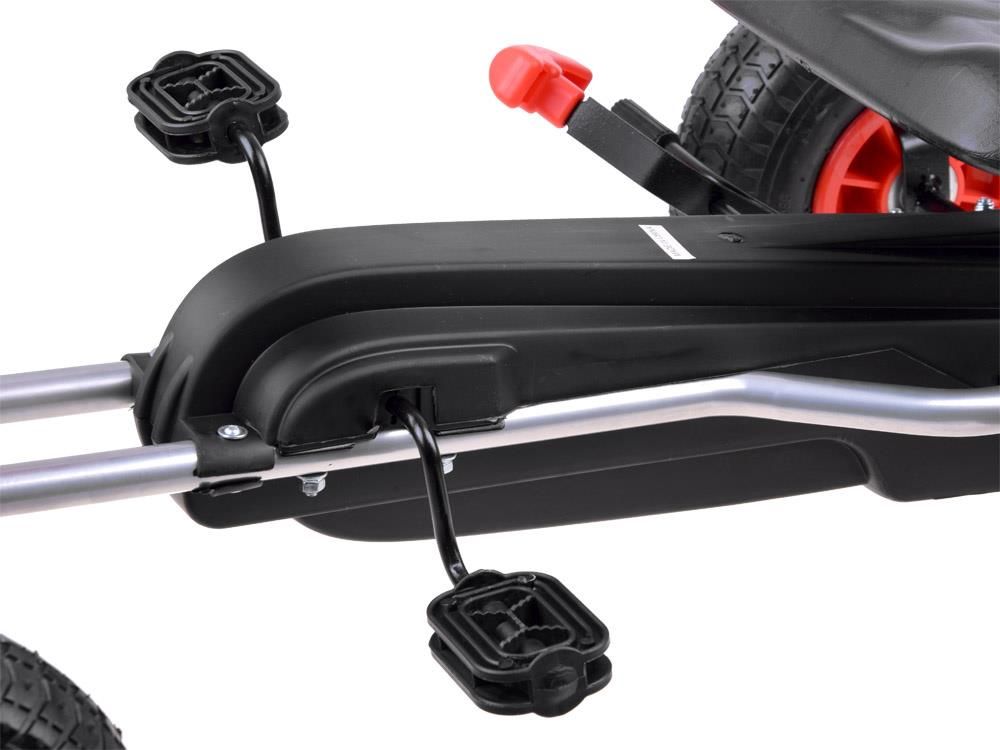 Jokomisiada Gokart Na Pedały Pompowane Koła Sp0152 Red - zdjęcie 8 Jokomisiada Gokart Na Pedały Pompowane Koła Sp0152 Red