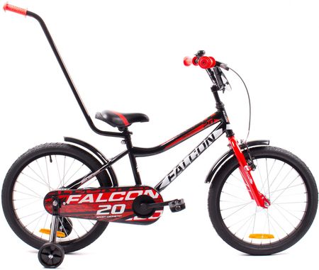 Rower Dziecięcy Falcon 20" Czarno-Czerwony