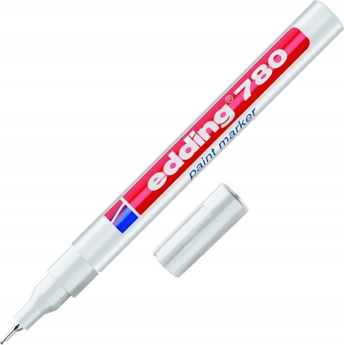Marker olejowy lakierowy Edding 780 0,8mm biały Ceny i opinie Ceneo.pl