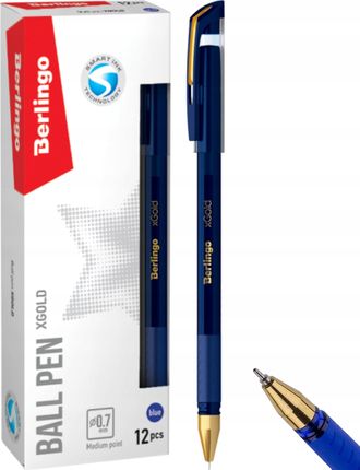 Długopis kulkowy xGold 0.7mm niebieski 12 sztuk