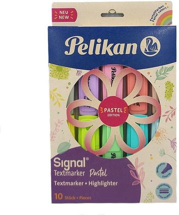 Zakreślacz Pelikan Signal Pastel Mix /10szt/ 60078803