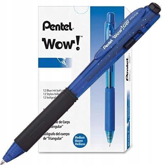 Długopis żelowy Pentel BK437CR-C niebieski 12szt - Ceny i opinie - Ceneo.pl