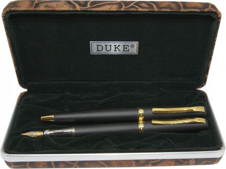 Duke 209 Pióro wieczne + Długopis Black Mat Gold