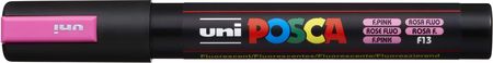 Marker uni POSCA PC-5M z okrągłą średnią końcówką, fluorescencyjny różowy