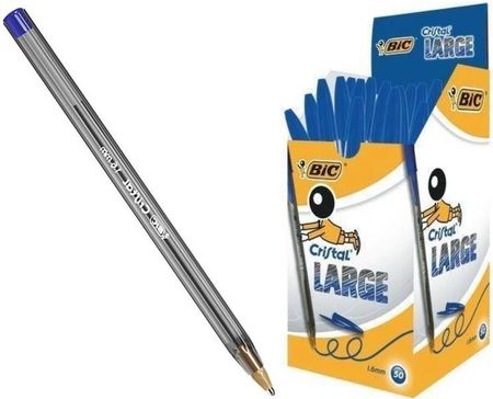 Długopis Bic Cristal Large niebieski 50 sztuk