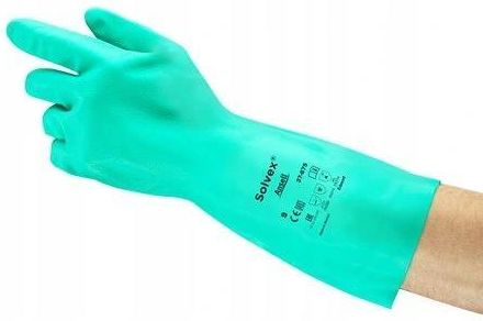 Rękawice gumowe chemoodporne Sol-Vex r.10 r.XL