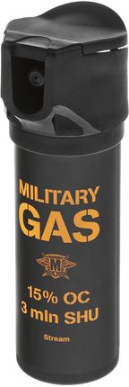Gaz pieprzowy Military Gas 75 ml - strumień
