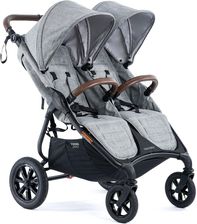 Valco Baby Snap Duo Trend Sport Grey Marle Spacerowy - Wózki dla bliźniaków