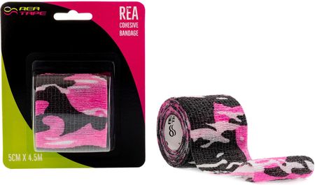Rea Tape Bandaż Elastyczny Cohesive Bandage Samoprzylepny Brązowy Khaki Różowy