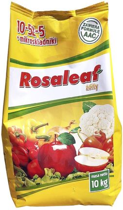 Rosier Rosaleaf Żółty Nawóz Npk 10-52-5-2-6.6 10kg