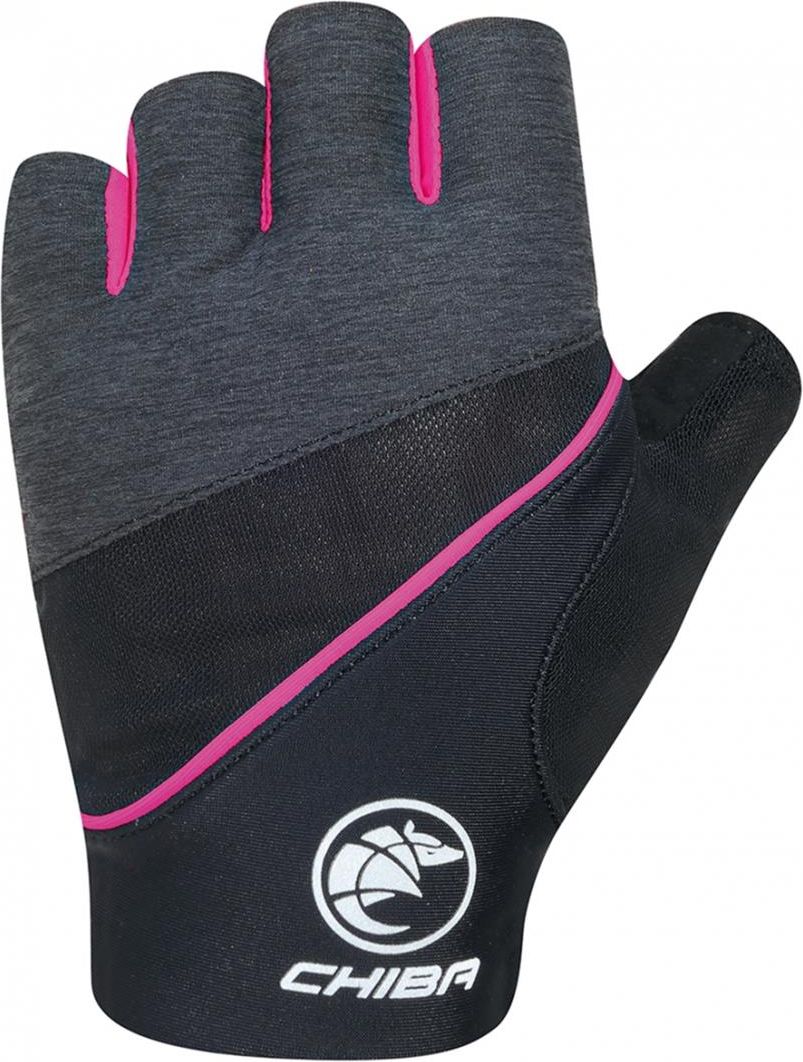 Chiba Donna Air Plus Poliestere Guanti, Donna, Air Plus, Black/Red, XS
