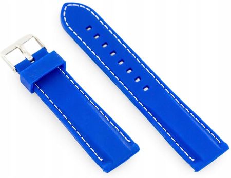 Perfect Pasek gumowy do zegarka U20 - niebieski 22mm (TAYMA10385)