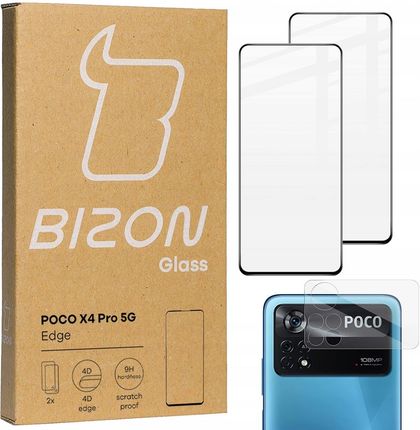 Szkło hartowane Bizon Edge do Poco X4 Pro 5G (b3d567b1-993d-463b-b2f5-e04f84c09d8c)