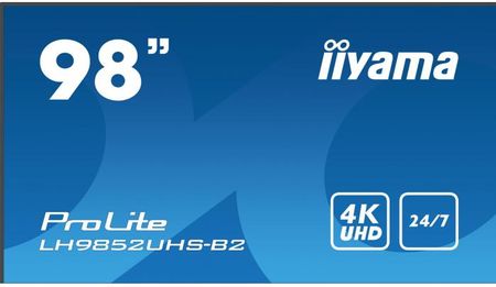 Iiyama Monitor 98 LH9852UHS-B2 IPS,4K,24/7,SDM,ANDROID8.0,500cd,2x10W