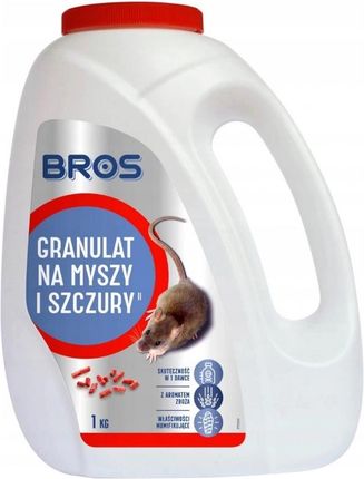 Bros Granulat Na Myszy Szczury Premium 1Kg Trutka