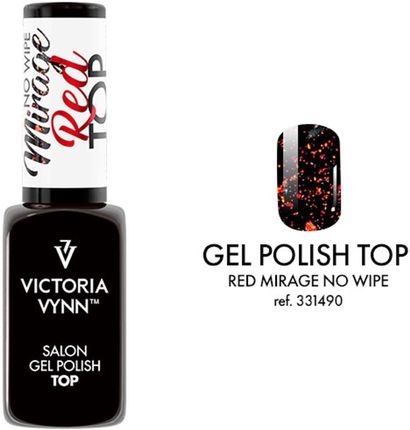 Victoria Vynn Top Hybrydowy Gel Polish Red Mirage No Wipe (Bez Przemywania) 8Ml