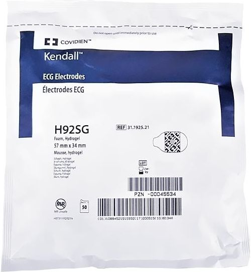 Drobne akcesoria medyczne Elektrody Ekg Covidien Kendall H92SG 57x34mm x50 Ceny i opinie