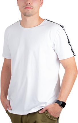 Koszulka męska z krótkim rękawem T-shit inSPORTline Overstrap, Biały, M