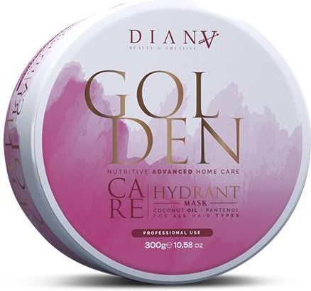 Diana Beauty Golden Care Mask Maska Odżywcza Po Zabiegach, Złote Proteiny, 300Ml