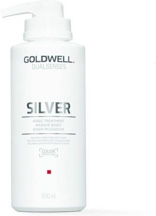 Goldwell Dualsenses Silver 60Sec Treatment Maska Dla Włosów Siwych Lub Chłodnych Blondów 500Ml
