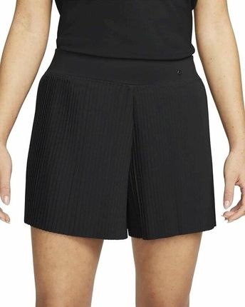 Nike Dri-Fit Ace Pleated Womens Polo Shirt Black S