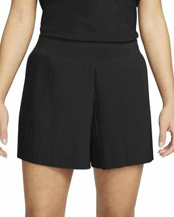 Nike Dri-Fit Ace Pleated Womens Polo Shirt Black XS