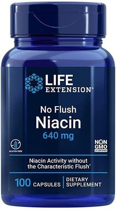 Life Extension No Flush Niacin 640 Mg 100 Kaps.