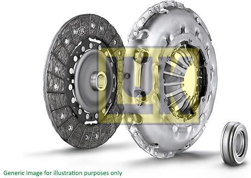 LUK 624131300 - Kit Frizione Completo Per Auto, Prodotto Equivalente All'Originale, Nuovo