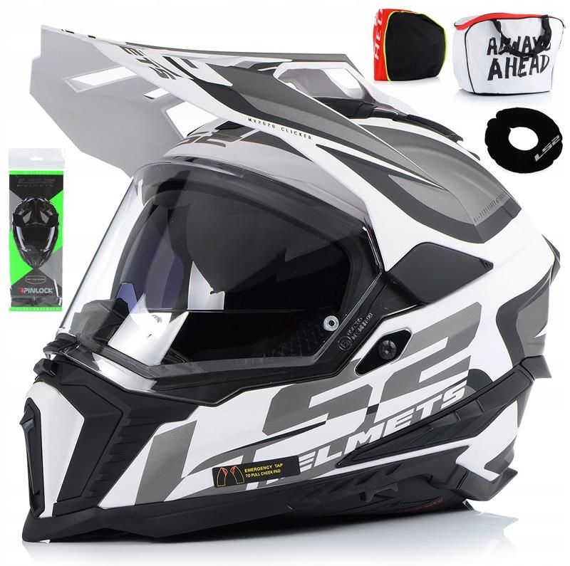 Kask Motocyklowy Ls Kask Mx Explorer Cross Enduro Atv Quad Xl